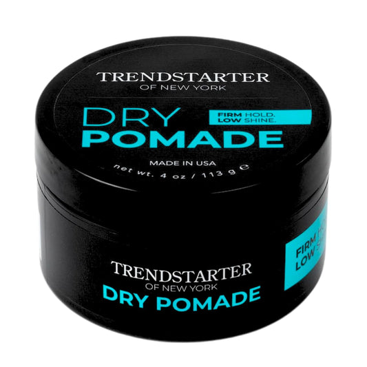 TRENDSTARTER - DRY POMADE - Strong Hold - Low Shine (4oz)