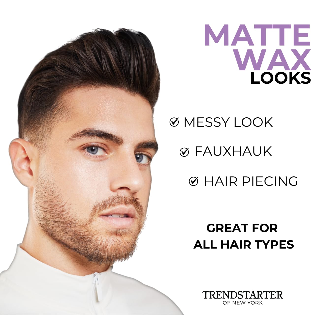 TRENDSTARTER - MATTE WAX - Firm Hold - Matte Finish (4oz)