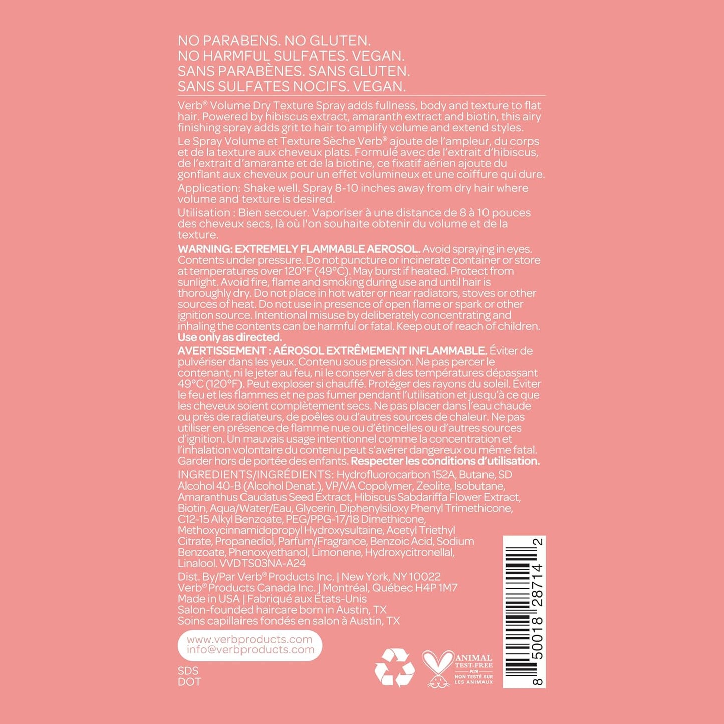 VERB Volume Dry Texture Spray