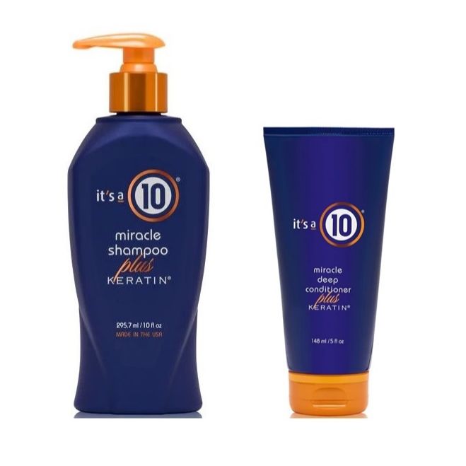 It's a 10 Miracle Shampoo Plus Keratin & Conditioner Plus Keratin DUO