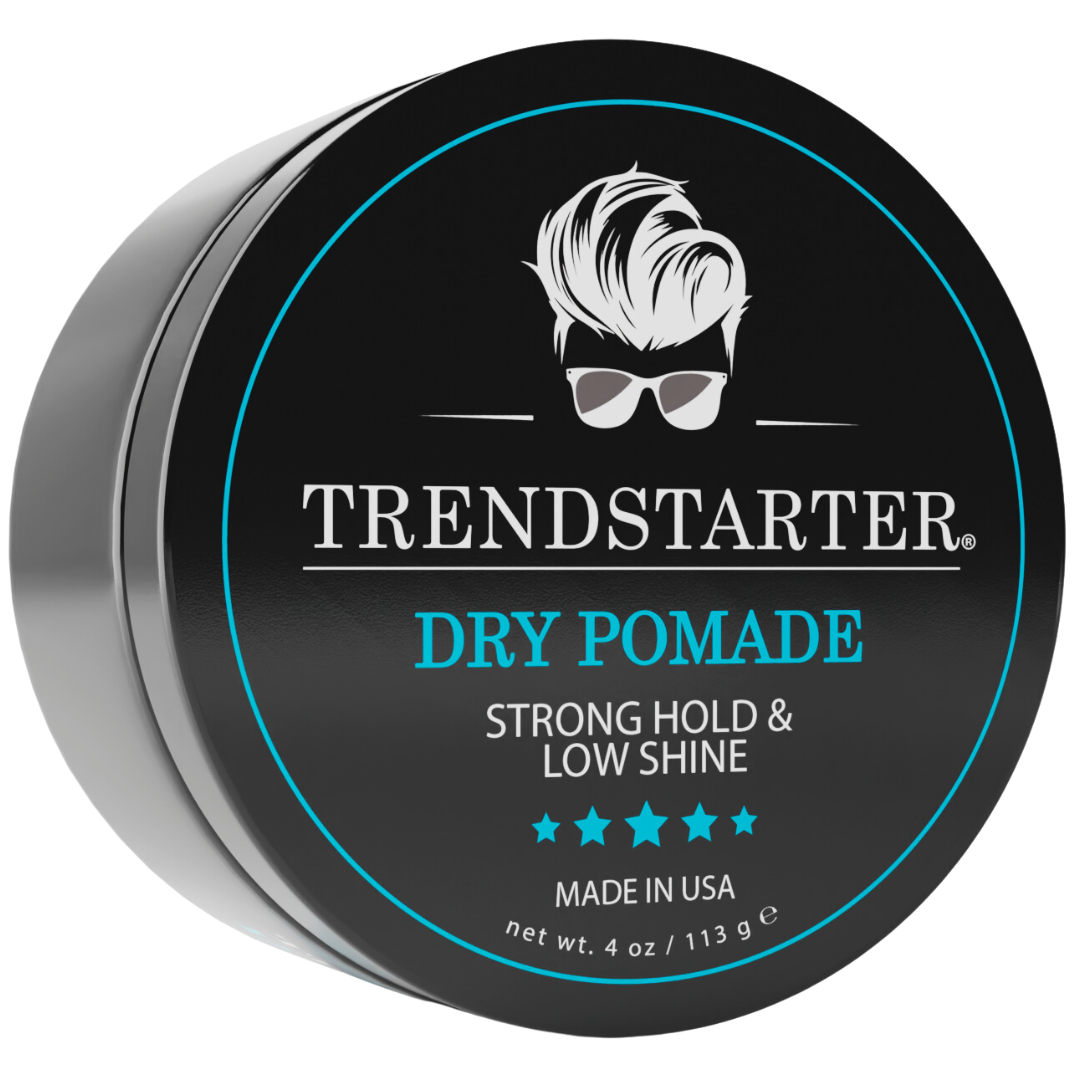 TRENDSTARTER - DRY POMADE - Strong Hold - Low Shine (4oz)