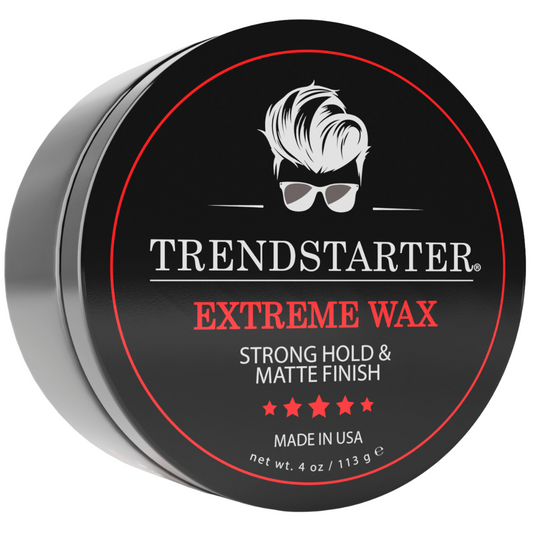 TRENDSTARTER - EXTREME WAX - Strong Hold - Ultra-Matte Finish (4oz)
