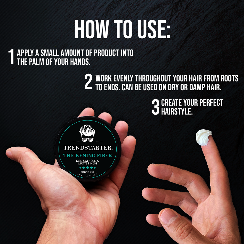 TRENDSTARTER - THICKENING FIBER - Medium Hold - Matte Finish (4oz)