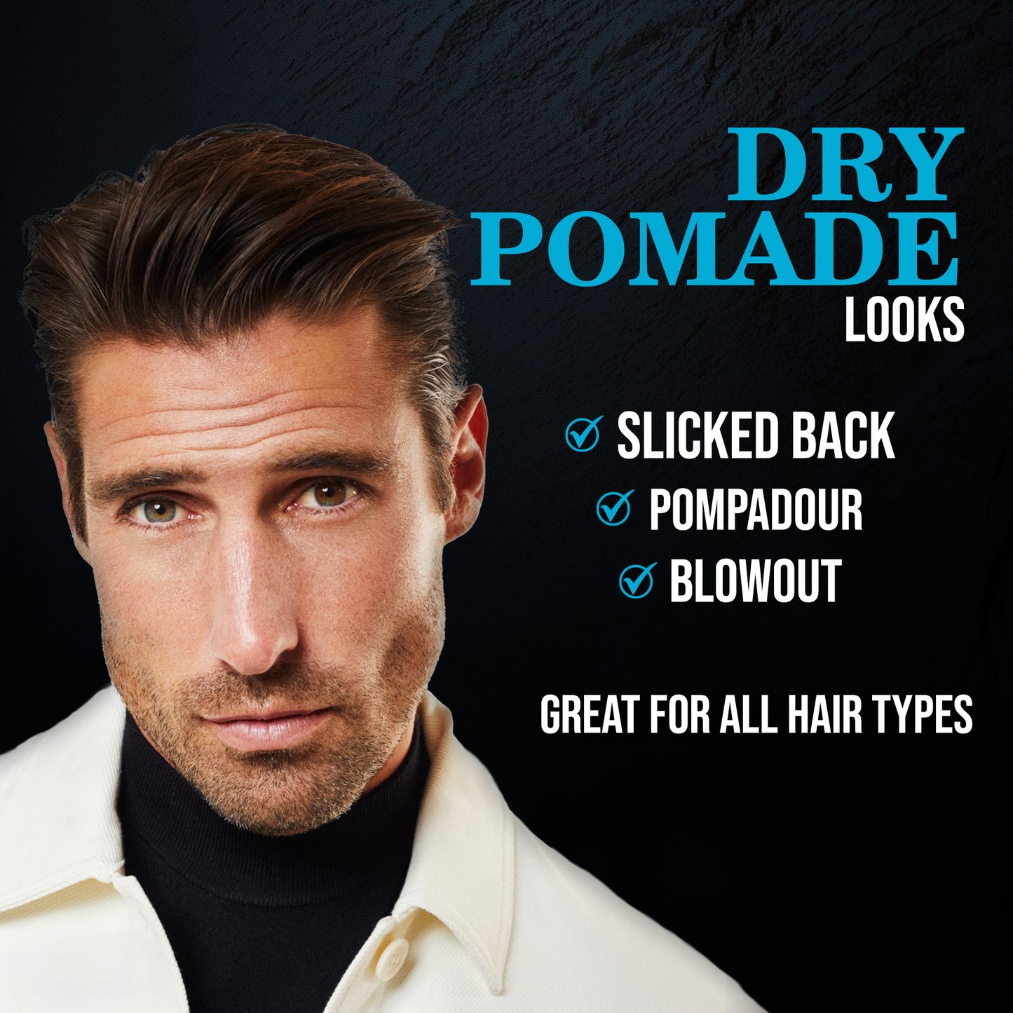 TRENDSTARTER - DRY POMADE - Strong Hold - Low Shine (4oz)