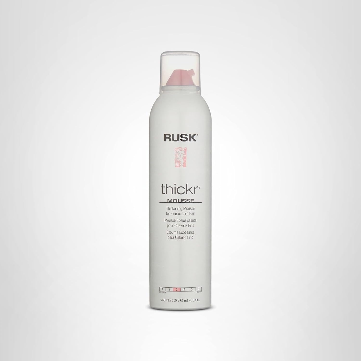 RUSK Designer Collection Thicker Thickening Mousse for Fine or Thin Hair, 8.8 Oz