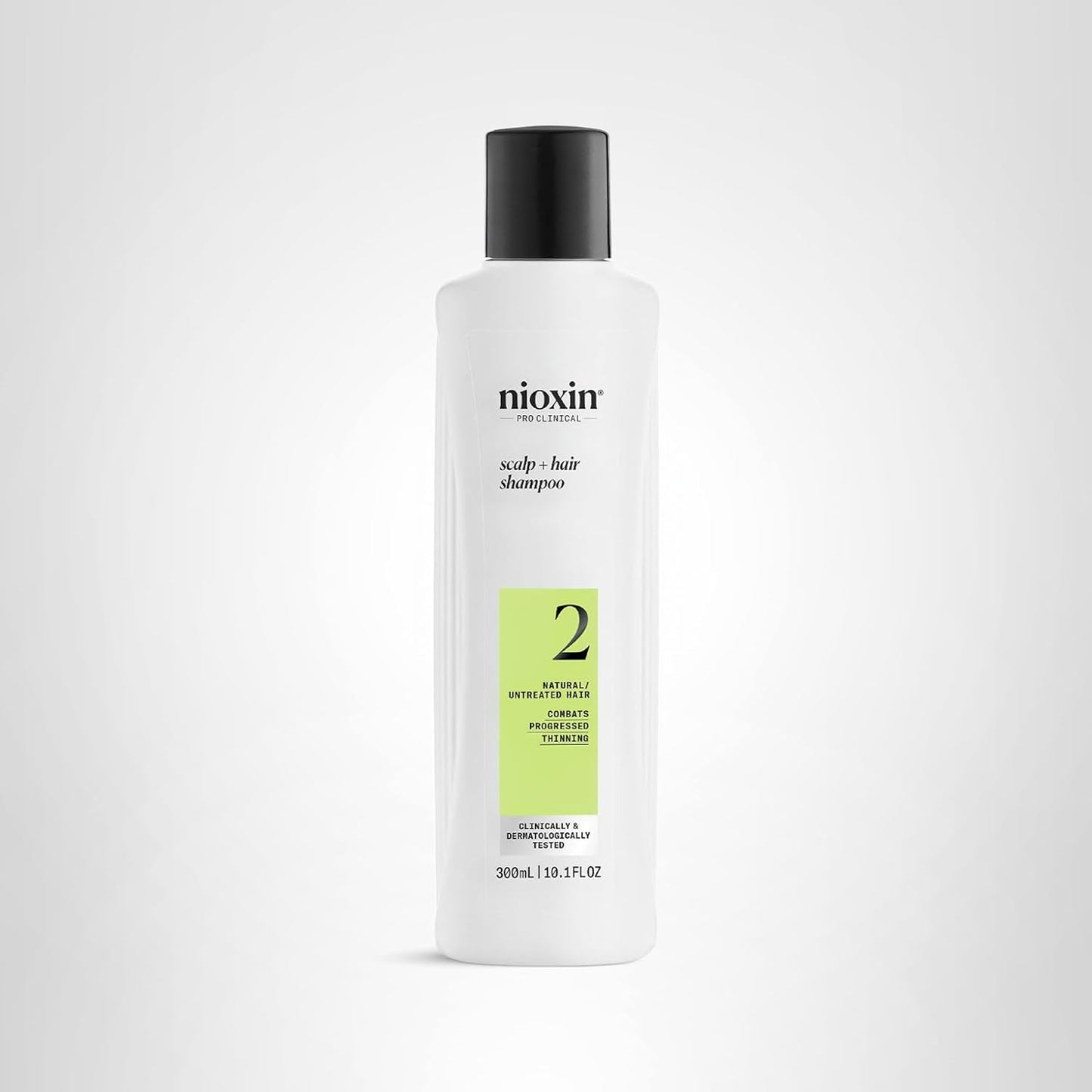 Nioxin System 2 Cleanser Shampoo for Natural, Non Color-Treated Hair with Progressed Thinning