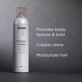 RUSK Designer Collection Thicker Thickening Mousse for Fine or Thin Hair, 8.8 Oz