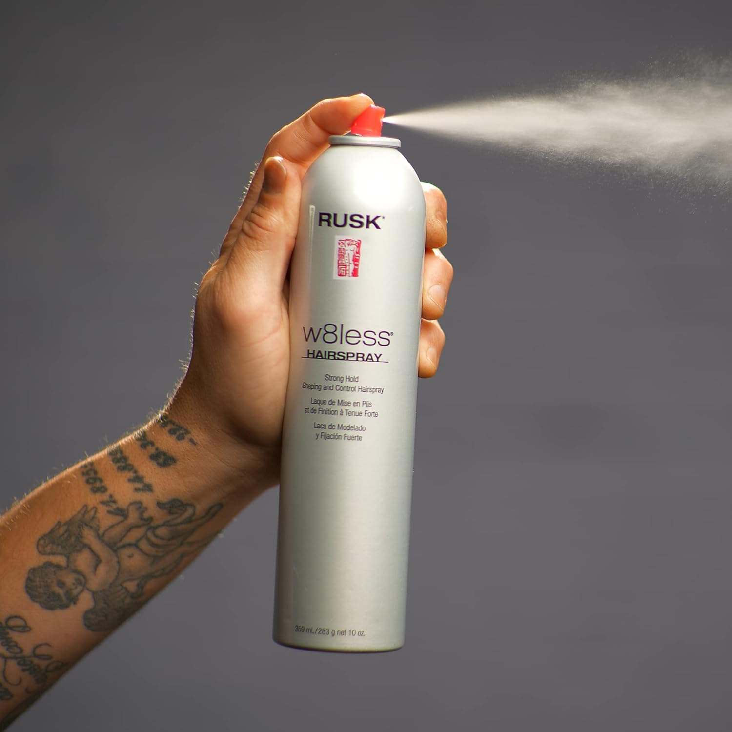 RUSK W8Less Strong Hold  Shaping and Control Hairspray