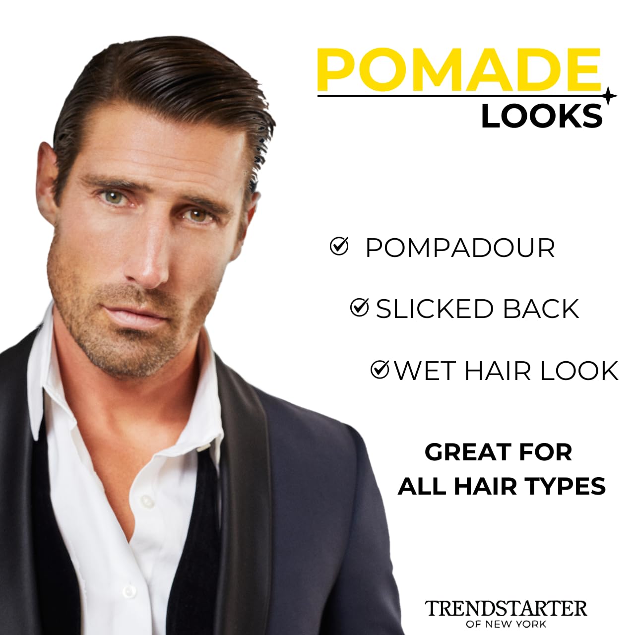 TRENDSTARTER - POMADE - Light Hold - High Shine (4oz)