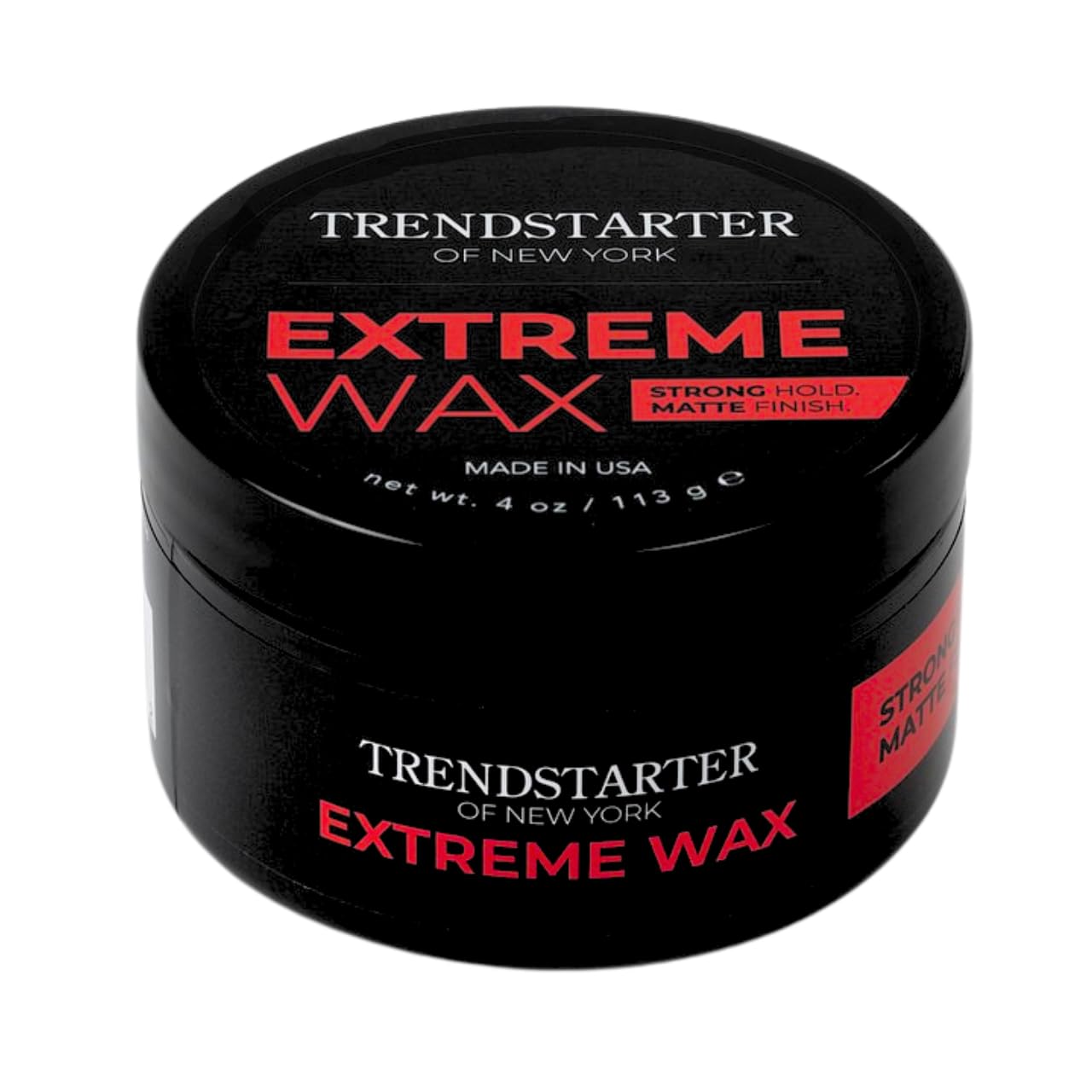 TRENDSTARTER - EXTREME WAX - Strong Hold - Ultra-Matte Finish (4oz)