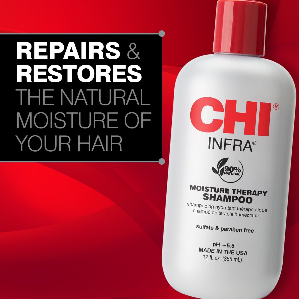 CHI Infra Shampoo, Gently Cleanses Scalp & Hair