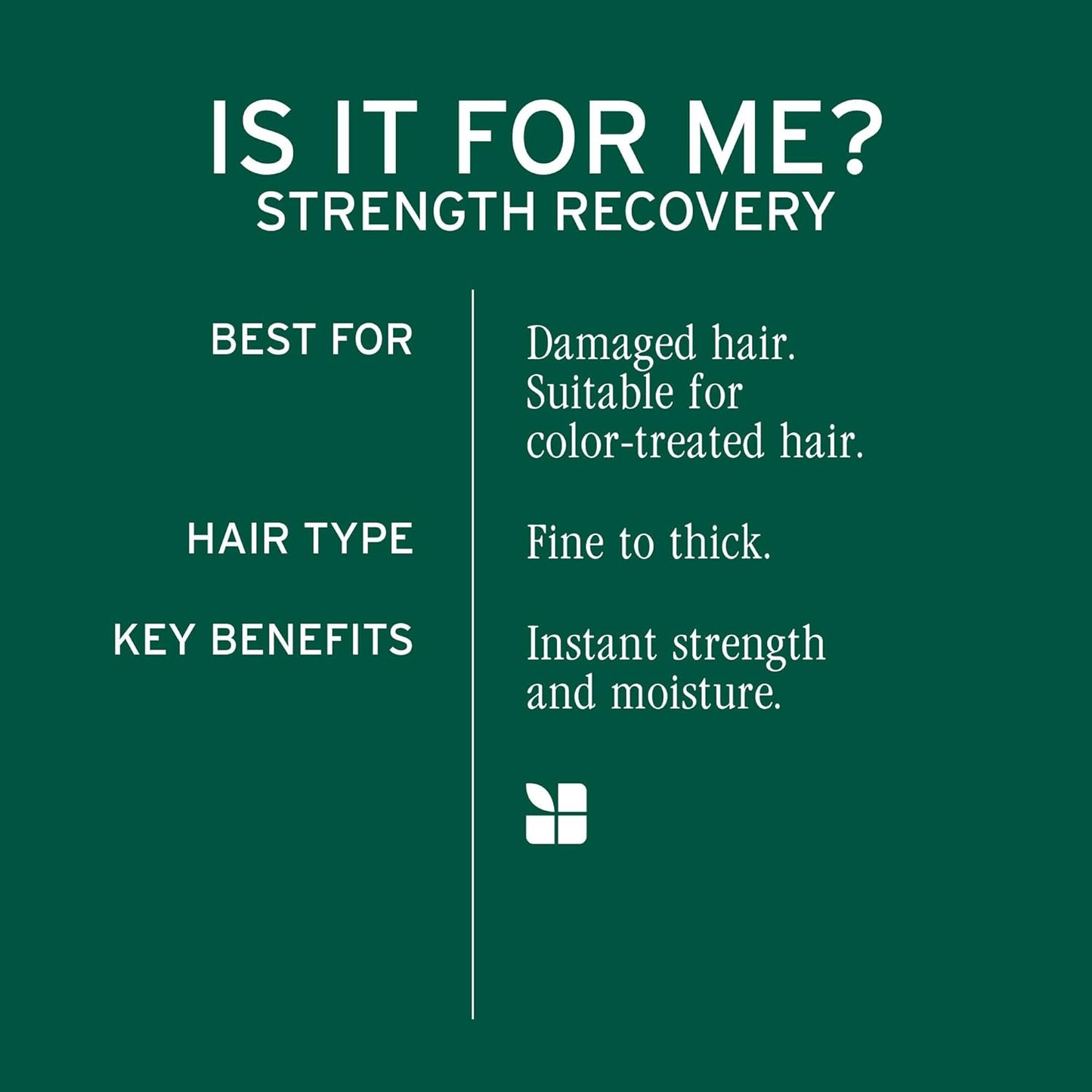 Matrix Biolage Strength Recovery Shampoo