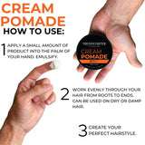 TRENDSTARTER - CREAM POMADE - Medium Hold - Low Shine (4oz)