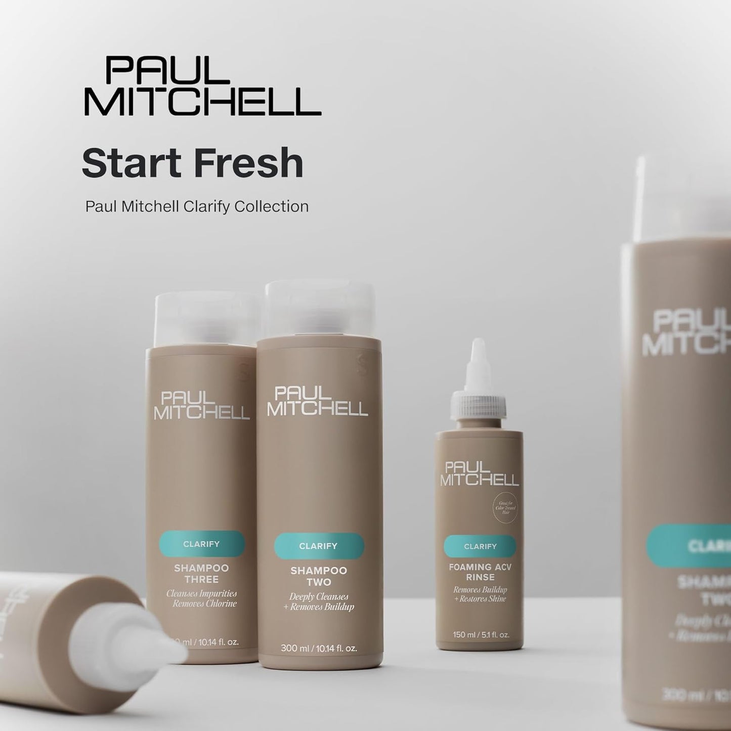 Paul Mitchell Shampoo Two, Clarifying Shampoo, Deep Cleanses + Removes Buildup, For All Hair Types, Especially Oily Hair