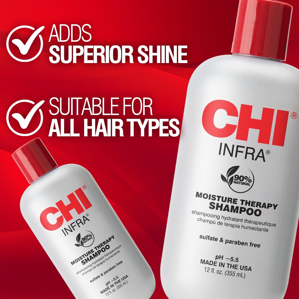 CHI Infra Shampoo, Gently Cleanses Scalp & Hair
