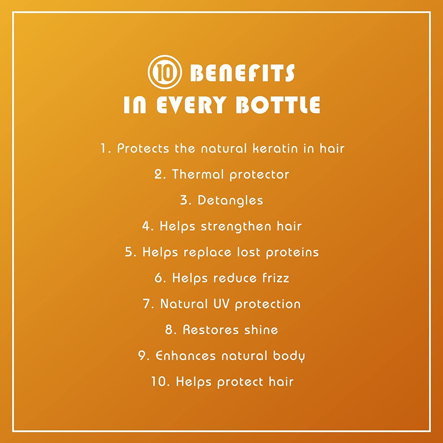 It's a 10 Miracle Leave-In + Keratin