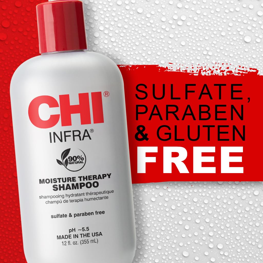 CHI Infra Shampoo, Gently Cleanses Scalp & Hair