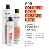 Nioxin System 4 Scalp + Hair Thickening Conditioner For Colored, Dry, & Damaged Hair with Progressed Thinning