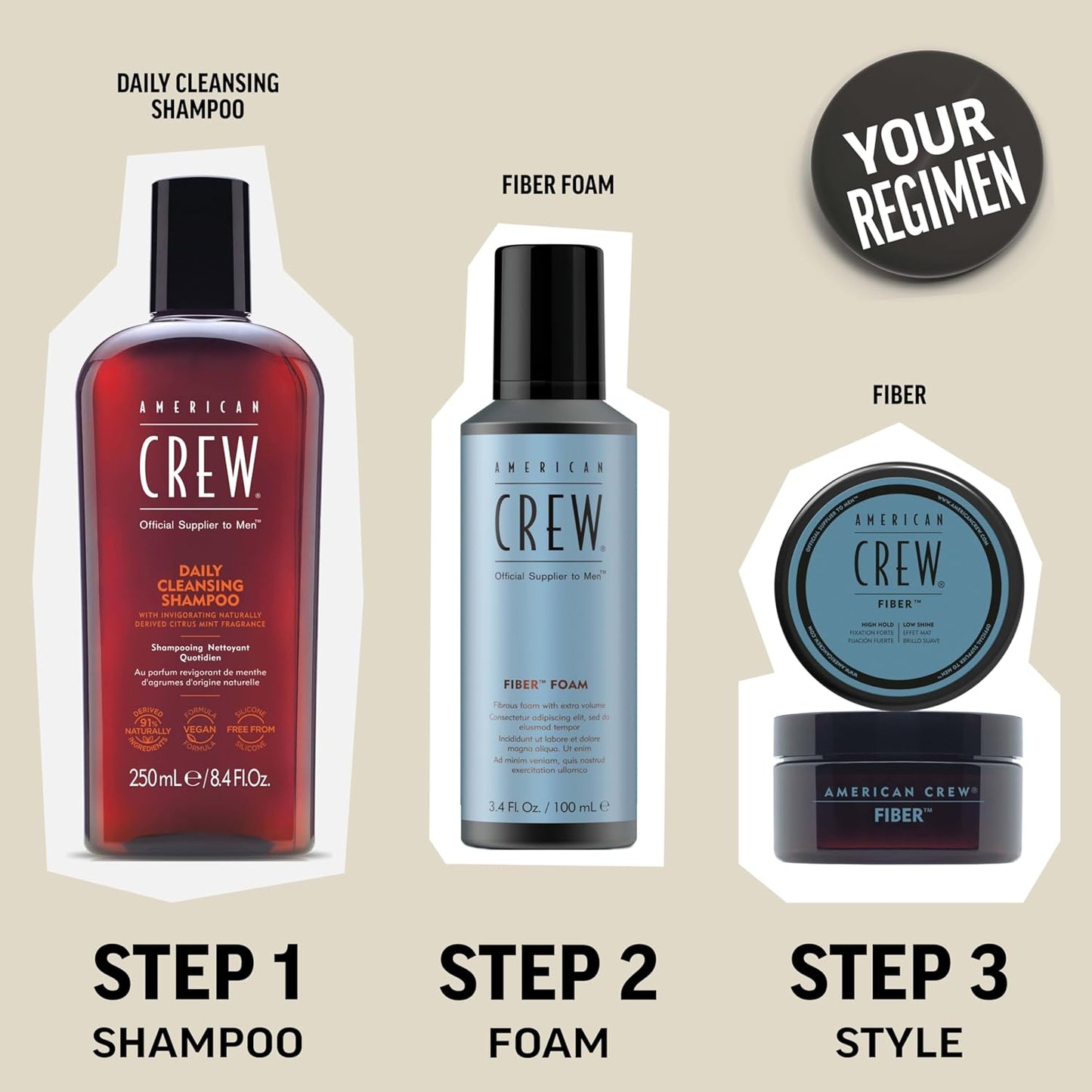 American Crew Men's Hair Boost Powder