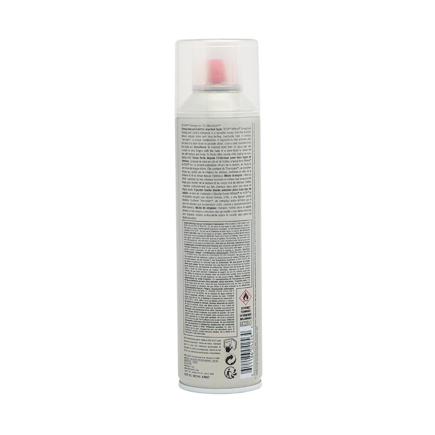 RUSK W8Less Strong Hold  Shaping and Control Hairspray