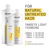 Nioxin System 1 Scalp Therapy Conditioner for Fine/Normal to Light Thinning, Natural Non Color-Treated Hair