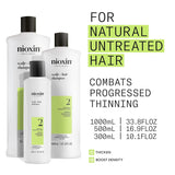 Nioxin System 2 Scalp + Hair Thickening Conditioner for Natural Hair with Progressed Thinning