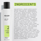 Nioxin System 2 Cleanser Shampoo for Natural, Non Color-Treated Hair with Progressed Thinning