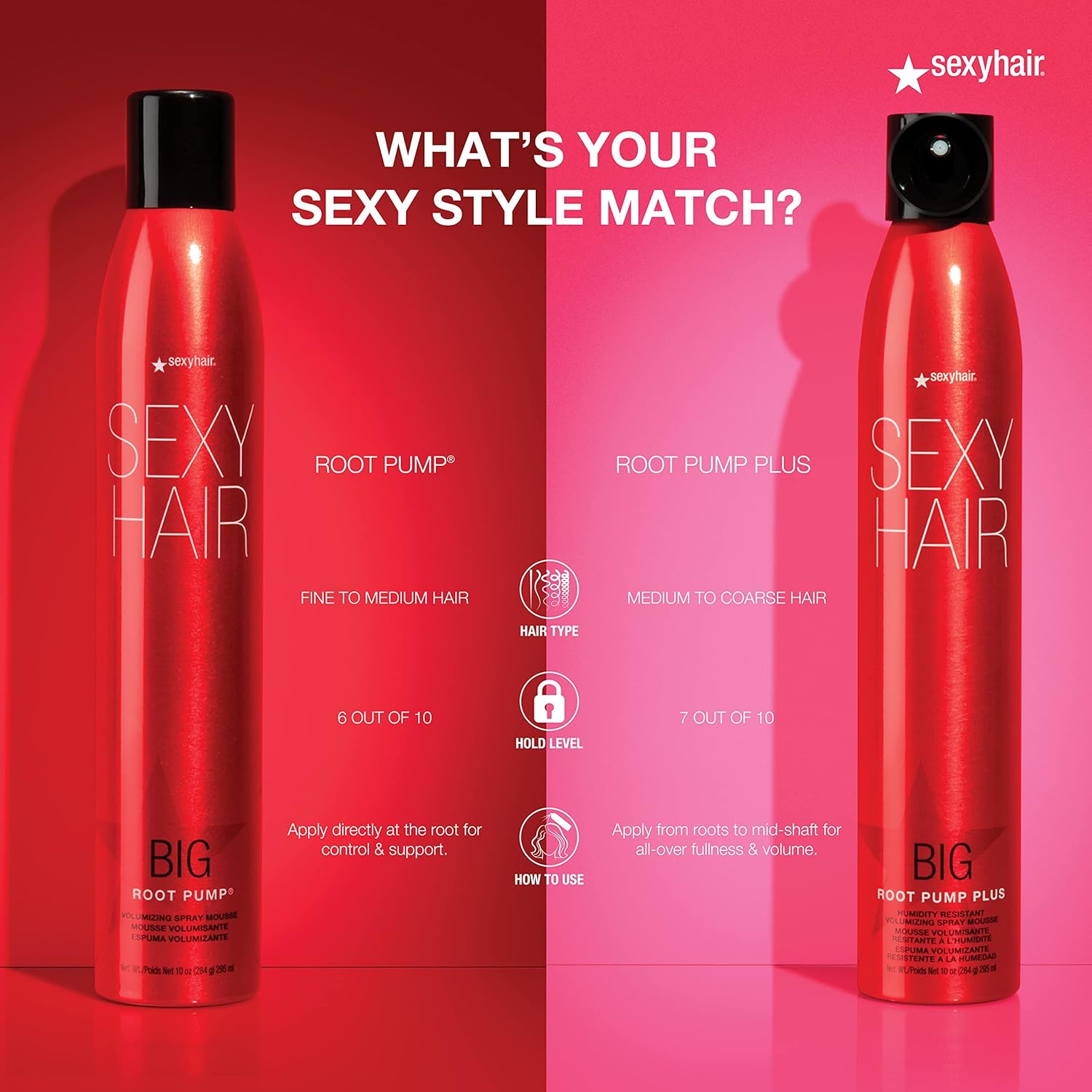 Sexy Hair Big Root Pump Plus