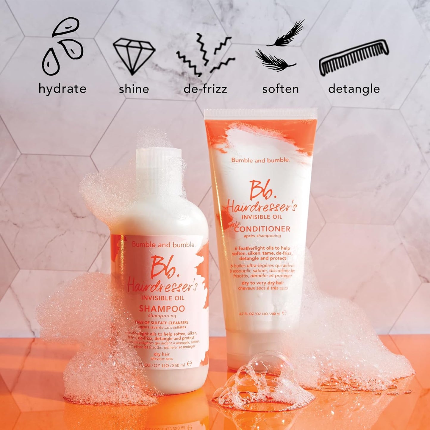 Bumble and bumble. Hairdresser's Invisible Oil Hydrating Shampoo