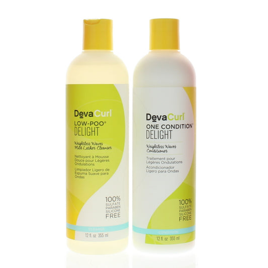 DevaCurl Low-Poo Delight and One Condition Delight DUO