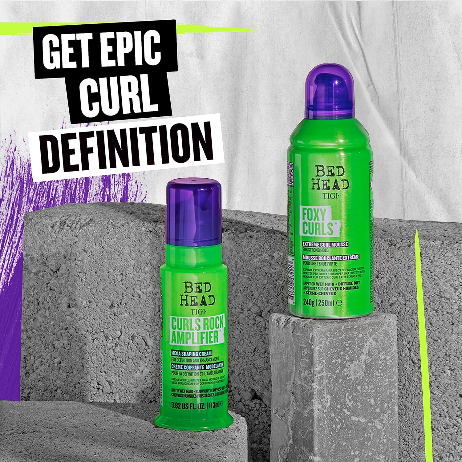 TIGI Bed Head Curls Rock Amplifier Curly Hair Cream For Defined Curls