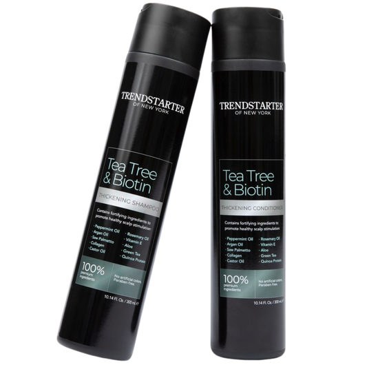 TRENDSTARTER TEA TREE & BIOTIN THICKENING SHAMPOO & CONDITIONER DUO