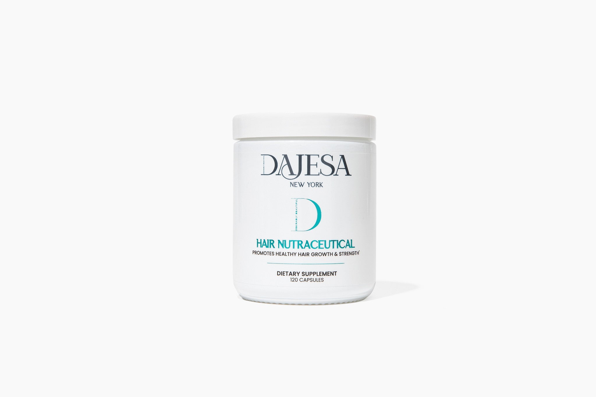 DAJESA Hair Nutraceutical bottle with marine collagen and biotin
