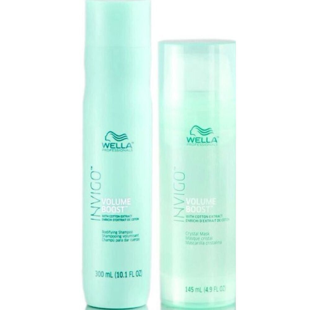 Wella Invigo Volume Boost Shampoo and Crystal Mask DUO
