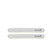 Flowery Silver Streak Board Nail File