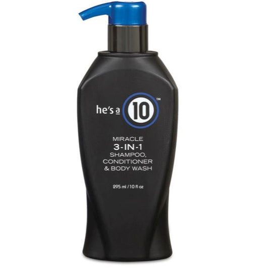 He's a 10 Miracle 3-in-1 Shampoo, Conditioner & Body Wash