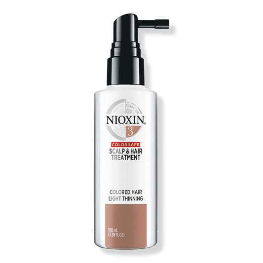 Nioxin System 3 Scalp & Hair Treatment for Fine Normal to Thin-Looking Thinning Color Treated Hair