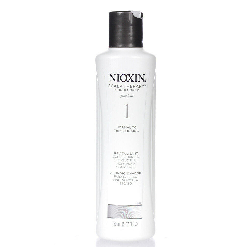 Nioxin System 1 Scalp Therapy Conditioner for Fine/Normal to Light Thinning, Natural Non Color-Treated Hair